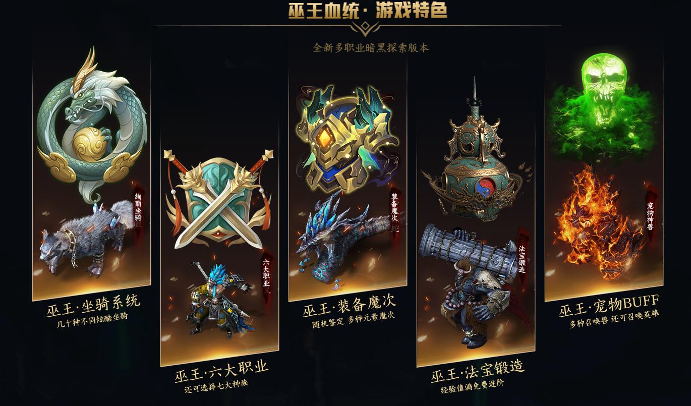 图片[4]-【尊享版VIP会员】热血传奇巫王血统暗黑七种族魔次六职业版[凌风引擎]-大玩家