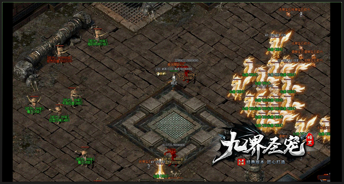 图片[13]-【尊享版VIP会员】热血传奇九界圣宠暗黑三职业版6月重新修改免验证[翎风引擎]-大玩家